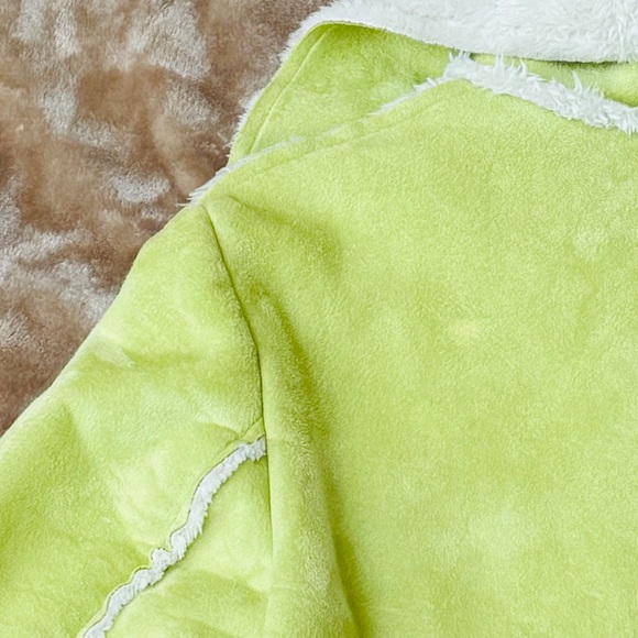 Vintage Natalie and Me Jacket Size Medium Light Bright Green - Picture 5 of 16